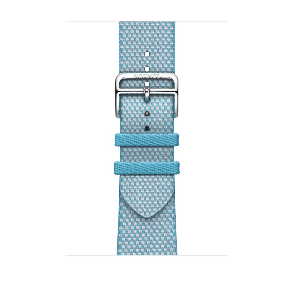 Hermes Apple Watch 45/46mm Textile band, blue